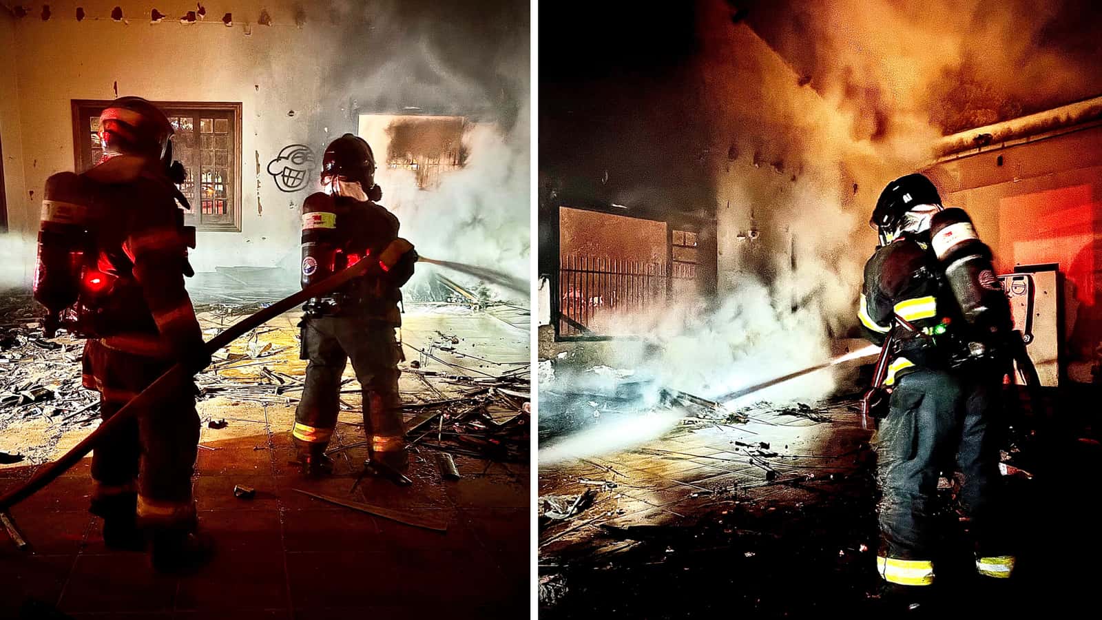 Incêndio atinge prédio de antiga churrascaria na avenida José Munia em Rio Preto (SP)