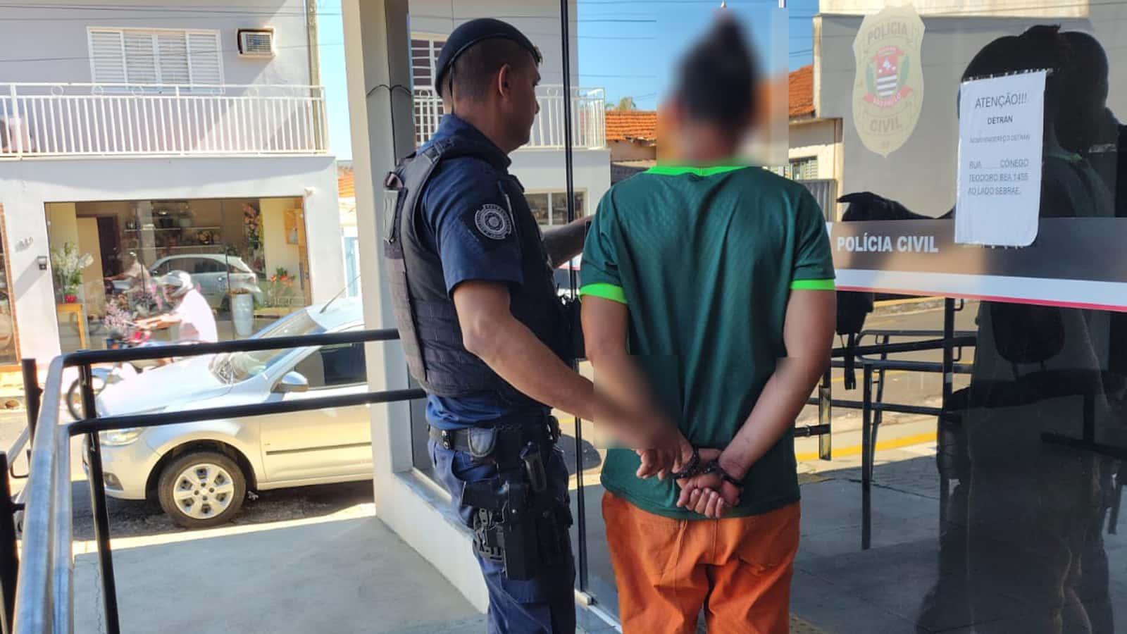 Ladrão é preso em flagrante após furtar celular de idosa em prédio da Prefeitura de Potirendaba (SP)
