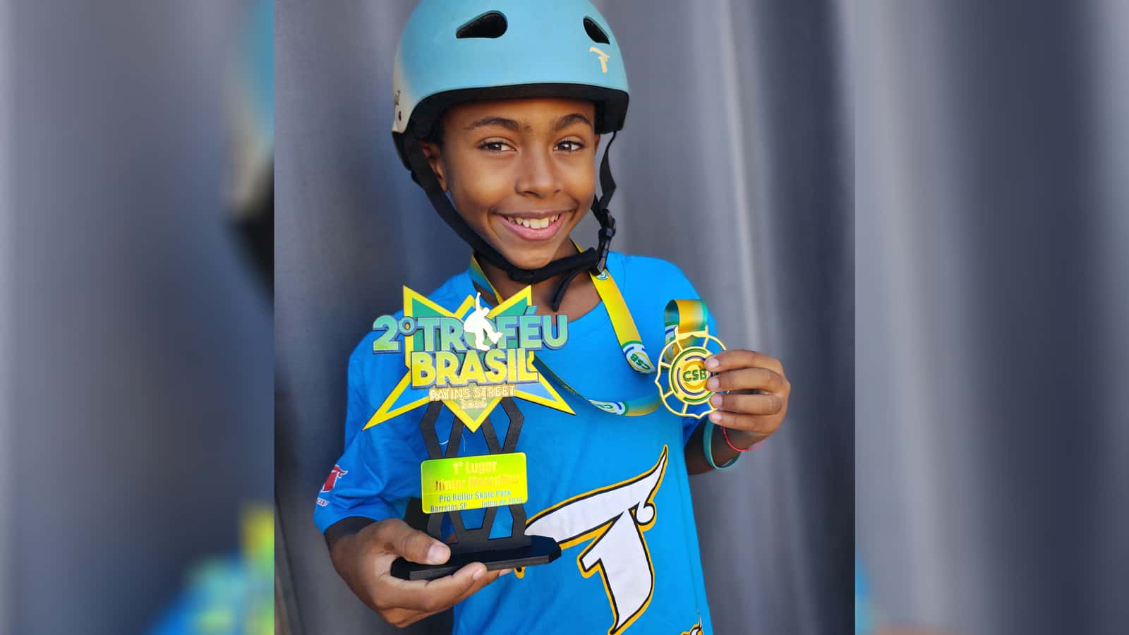 De volta da Itália, patinador de Bady Bassitt (SP) conquista Troféu Brasil e garante vaga no Mundial